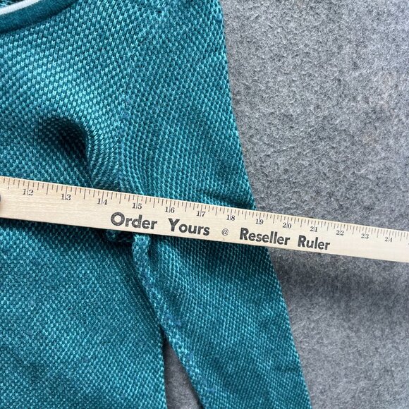 The North Face Pullover Womens Small Blue Pullover Sweatshirt Fleece Cotton - Picture 6 of 11